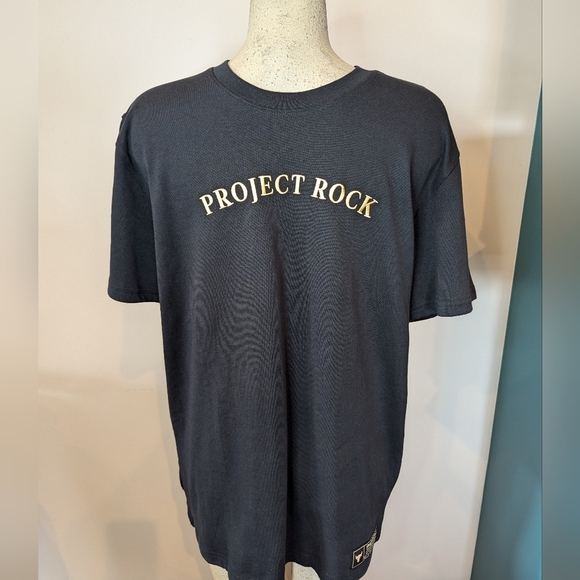 NWT UA Men's Project Rock Heavyweight Short Sleeve shirt - Picture 7 of 17
